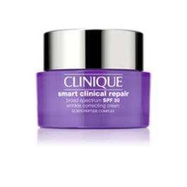 Clinique ILN50530 SMART CLINICAL Crema Antiarrugas Antiedad Hidratante SPF30 50ml. Pieles Sensibles, Corrección Arrugas y Protección UV.
