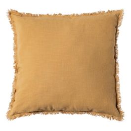 Cojín Mostaza 70% Algodón / 30% Lino 60 X 60 cm Precio: 43.4511. SKU: B18FTKH534