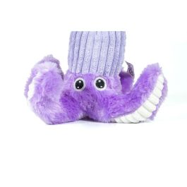 Gloria Peluche para Perro Hank - Juguete Divertido con Squeaker, Textura Blanda de Poliéster Morado
