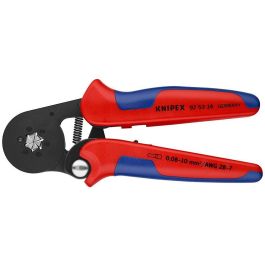 Knipex 97 53 14 - Alicates crimpadores autoajustables para punteras, mango azul/rojo, 180mm Precio: 175.79000032. SKU: B13D8A4NCK