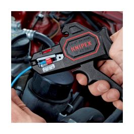 Knipex 1262180sb Alicates Pelacables Automáticos Autoajustables 0.2-6mm² con Cortacables 2.5mm² y Tope Longitudinal