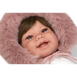 Muñecas Arias Muñeca Elegance 45 cm Zoe Rosa con Manoplas (Muñeco de Peso)