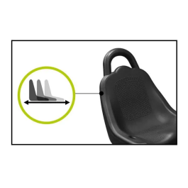 Stamp Go Kart Pedal Control Asiento Ajustable Freno de Mano Protector de Cadena Ruedas PP 190mm