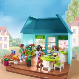 Playmobil Floristería Promo Packs 71807 - Mercado de Flores y Cafetería para Juego Imaginativo +4 Años