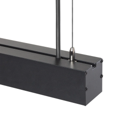 Philips Luminaria Lineal LED 2835 120Cm CCT (Tonalidad Luz Regulable) 40W 6000Lm IP40 Negro Superficie/Suspendida