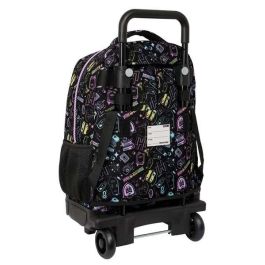 Mochila Escolar con Ruedas Monster High Negro 33 x 45 x 22 cm Mochila Escolar con Ruedas Monster High Negro 33 x 45 x 22 cm