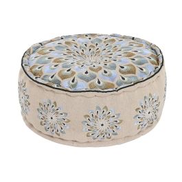 Puff DKD Home Decor Azul Beige Precio: 53.49999996. SKU: B1CFQF2P6B