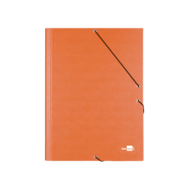 Liderpapel Carpeta Clasificadora Folio Prolongado Cartón Forrado Naranja 12 Departamentos