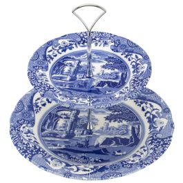 Spode Pastelera 2 Pisos Blue Italian 27-19 cm