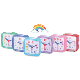 Trevi SL 3047 Reloj Despertador Analógico Cuadrado Colores Surtidos con Función Snooze, Silencioso y Alimentación por Batería AA Precio: 11.49999972. SKU: B1743ZYRN3