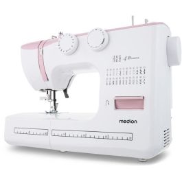 Medion SM 60 Máquina de Coser Doméstica 24 Puntadas + Dobles, 700 RPM, 62W de Potencia, Luz LED, Color Rosa, Ref: MED4061275230475 Precio: 131.89. SKU: B1DJY2T2ZF