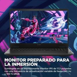 Laptop HP 17,3" 32 GB RAM 1 TB SSD Nvidia Geforce RTX 4070 Qwerty Español AMD Ryzen 7 8845HS