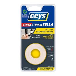 Ceys 507802 Cinta de Reparación Stira & Sella Blanco 19 mm x 1,5 m Impermeable Alta Resistencia Precio: 9.68999944. SKU: S7914126