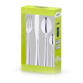 San Ignacio Cubertería 24 piezas acero inox sg-7756 - Juego de cubiertos