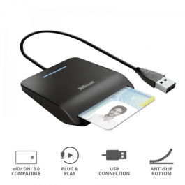 Trust Lector De Tarjetas Externo Dni Compatible Con Dnie Y Smartcards Usb 2.0 Negro Trust Lector De Tarjetas Externo Dni Compatible Con Dnie Y Smartcards Usb 2.0 Negro