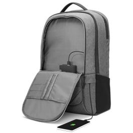 Lenovo Mochila Business Casual 17 pulgadas Gris Carbón para Portátil Poliéster, resistente al agua y duradera con 24L de capacidad