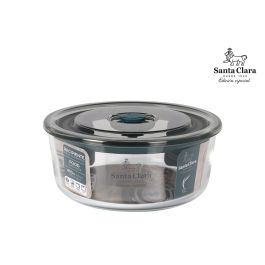 Inde Fuente Redonda con Tapa Hermética y Válvula, 850 ml Santa Cl, 15.6 x 6.8 x 15.6 cm (4 Unidades) Precio: 13.915605. SKU: B1GDMVM5W6