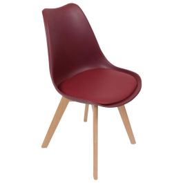 Silla Acolchada Burdeos Home Deco Factory Precio: 56.78999964. SKU: B17MGN3PN8