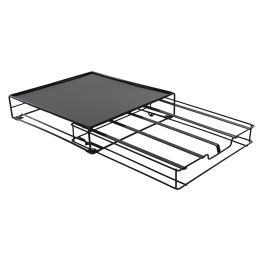 DKD Home Decor Soporte Cápsulas Básico Negro Metal 32 x 7 x 28.7 cm