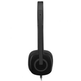 Logitech H151 Auriculares Estéreo con Micrófono con Cancelación de Ruido, Controles en Línea, Diadema Ajustable y Compatibilidad Multiplataforma