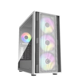 Cooler Master MasterBox 600 White - Torre PC Blanco ATX con Ventana Lateral, Iluminación RGB, MB600-WGNN-S00 Precio: 83.79000014. SKU: B13M2ZDYQC