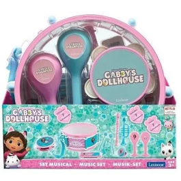 Lexibook Set musical Gabby y la Casa Mágica - 7 instrumentos - Almacenamiento en el tambor