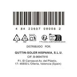 Quttin Cuchillo Jamonero Dark 22 cm (28 Unidades)