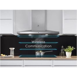 ELECTROLUX LIV6343 - Placa de cocina - 4 chimeneas - 7350W - Revestimiento de vidrio - Negro