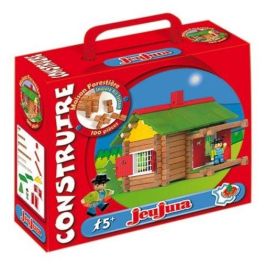 Jeujura My Wooden Chalet 100 Piezas - Conjunto de Construcción de Madera Natural y Teñida Mixta a Partir de 5 Años Jeujura My Wooden Chalet 100 Piezas - Conjunto de Construcción de Madera Natural y Teñida Mixta a Partir de 5 Años