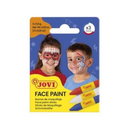 Jovi Maquillaje Estuche 3 Barras Adventure Blanco Rojo Azul para Fiesta Carnaval Halloween Pieles Infantiles Testado Dermatológicamente Precio: 1.68999974. SKU: B1AQZZ3ZA5