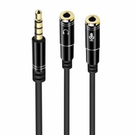 Ewent Cable Adaptador Audio Jack 3.5 mm EC1641 - 1x 3.5mm (4pin) Male a 2x 3.5mm (3pin) Female, 0.30m Precio: 4.99000007. SKU: B174RE9XL3