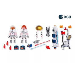 Playmobil - Cohete a Marte de la ESA 72011 Modular con Grúa y Astronautas, Set de Construcción y Juego Espacial para Niños +4 años