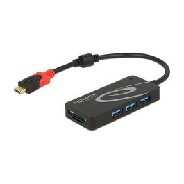 DeLOCK HUB USB 3.0 con 3 Puertos USB Type-A y Lector de Tarjetas SD/MicroSD, USB Type-C™, Negro Precio: 41.6966. SKU: B1EAYH2AQ7