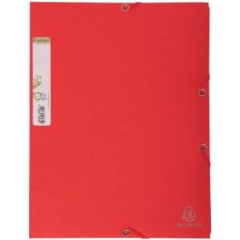 Carpeta De Gomas Y Solapas Exacompta Forever Carton A4 Con Etiqueta Rojo Precio: 1.9499997. SKU: B15XCTHKFL