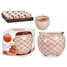 Vela en Tarro de Cristal Canela Picante Acorde 7.4x6.3x7.4 cm (12 Unidades) Precio: 15.49999957. SKU: S3606402