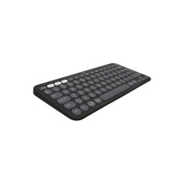 Logitech K380s Teclado Inalámbrico Bluetooth Pebble Keys 2 Multi-Dispositivo Compacto Silencioso Teclas Perfil Bajo Duración Batería 3 Años