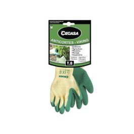 Guantes de Trabajo Anticortes Viking Algodón/Latex Verde T8-Mediana M Cegasa 100540 Precio: 7.49999987. SKU: B13XPEBDQR