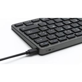 Bluestork BLU3760162067750 Teclado TKL Bluetooth 2.4Ghz para PC Gris y Negro
