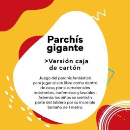 Juego parchis gigante suelo 100x100 cm Juego parchis gigante suelo 100x100 cm