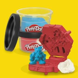 Play-Doh Capitán América Set Stamper Shield con figura flexible, accesorios y plastilina, HASG00565X0, a partir de 4 años, Marvel