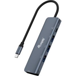 EQUIP Adaptador Multifunción USB-C a HDMI, 3xUSB 3.0, 100W PD, 25cm Gris Precio: 48.50000045. SKU: B128MPKA9W