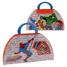 Set de Papelería Marvel 50 Piezas Rojo