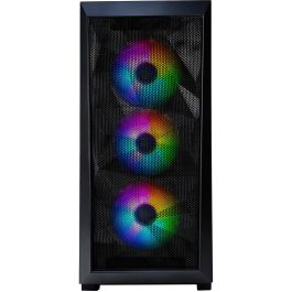 Xilence XG131 XILENT BREEZE X712.RGB - Caja Midi Torre PC Negra, ABS, Plástico, Acero, Vidrio Templado, ATX, micro ATX, Mini-ATX