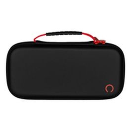 Konix 3328170304351 Estuche protector y de transporte para Consola Nintendo Switch 2, con red para accesorios y 8 compartimentos para juegos, Negro
