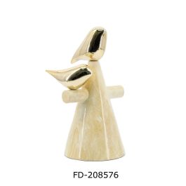 DKD Home Decor Figura Romántico Dorado Marfíl Resina 14 x 27 x 16.5 cm Precio: 20.59000009. SKU: B1593TTRE9