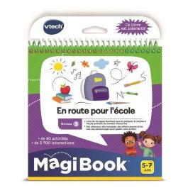 VTECH Libro Interactivo Magibook: En el camino a la escuela - Nivel 3 - Libro Educativo para Primaria (5-7 años)