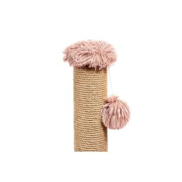 Gloria Poste Rascador para Gatos Indo 34x34x55 cm Rosa de Sisal, Ideal para Jugar, Ejercitar Músculos y Mantener Uñas Saludables