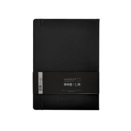 Cuaderno Con Gomilla Antartik Notes Tapa Dura A4 Hojas Lisas Negro 100 Hojas 80 gr Fsc