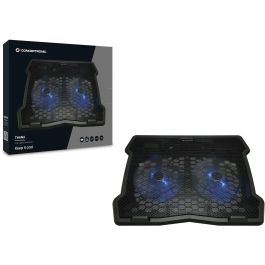 Conceptronic THANA06B Base Refrigeradora para Portátil 15.6" con 2 Ventiladores de 12.5cm, USB, Negro y Azul