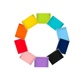 Liderpapel Cuaderno Espiral DIN A5 Apaisado Tapa Blanda 80 Hojas 75gr Cuadro 4mm Colores Surtidos